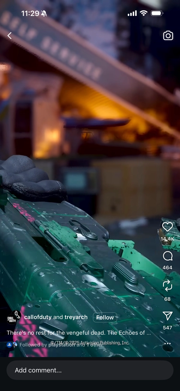 Instagram video example