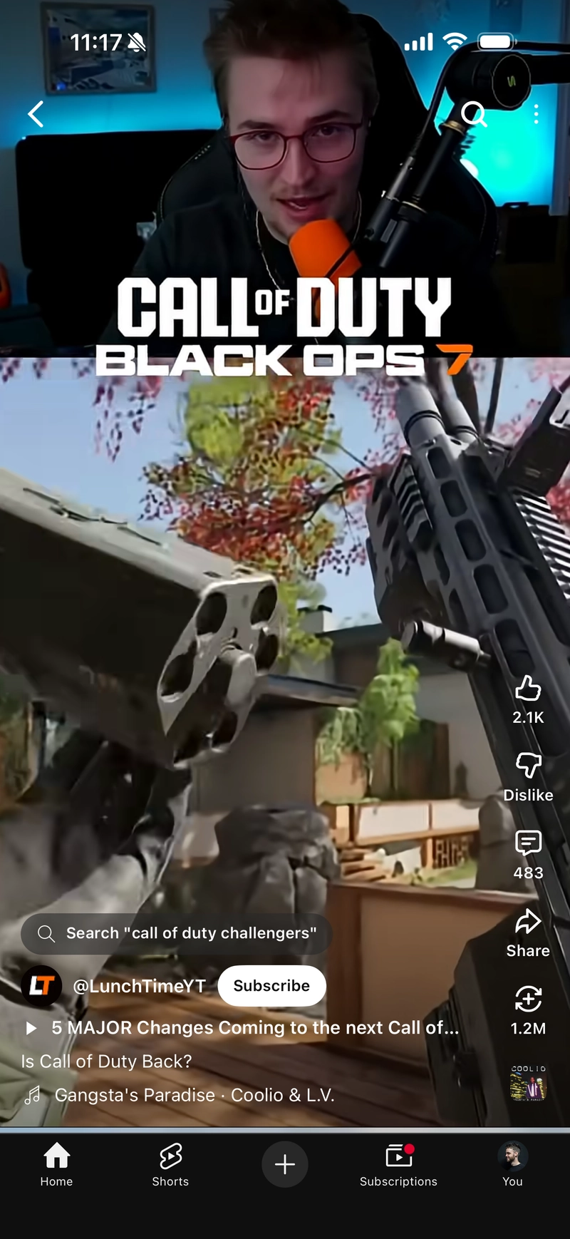 YouTube video example